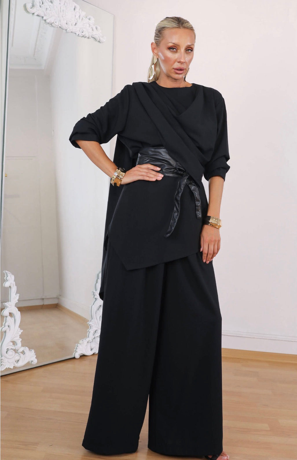 Elegant Turkish Linen Two-Piece Set – Premium Heavy Linen