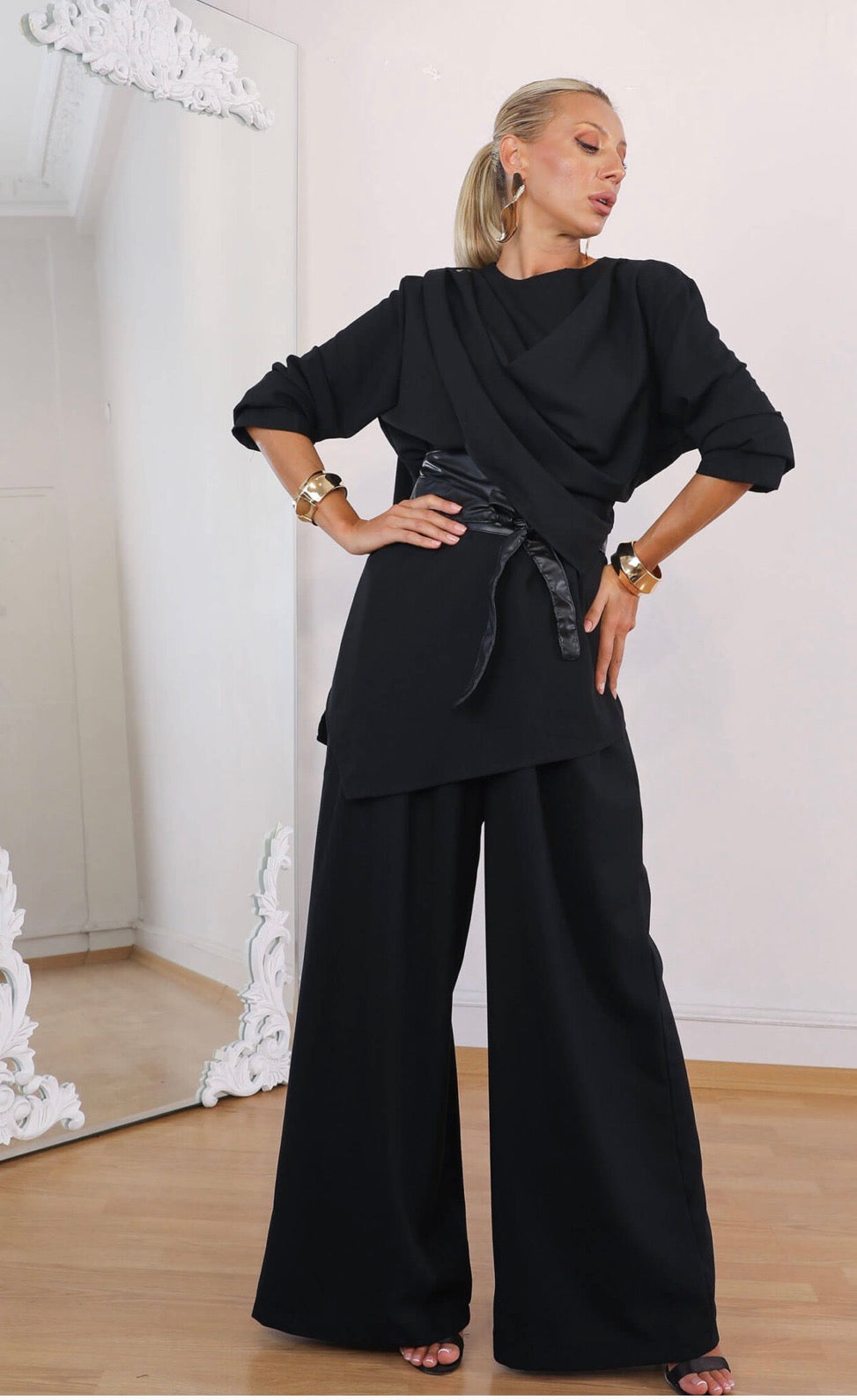 Elegant Turkish Linen Two-Piece Set – Premium Heavy Linen