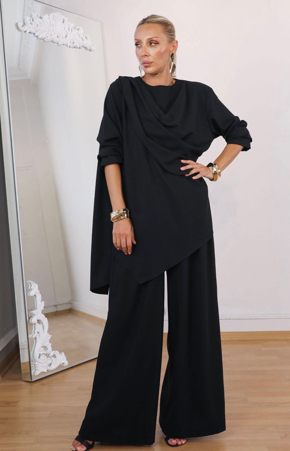 Elegant Turkish Linen Two-Piece Set – Premium Heavy Linen