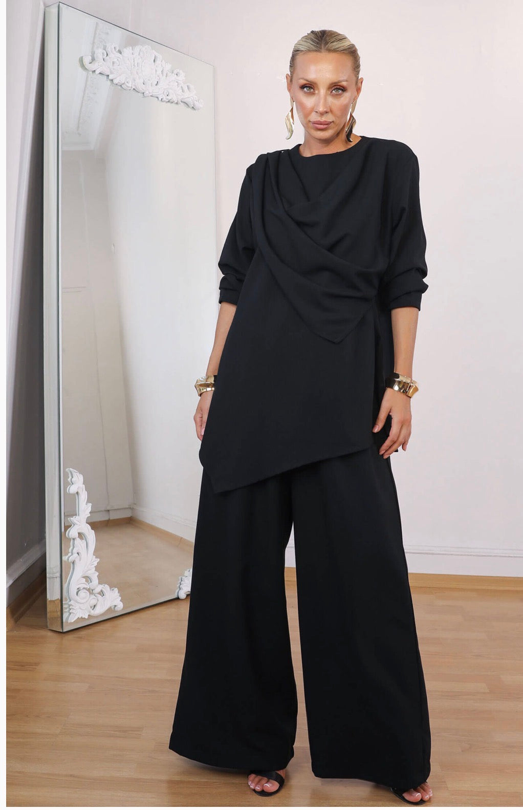 Elegant Turkish Linen Two-Piece Set – Premium Heavy Linen