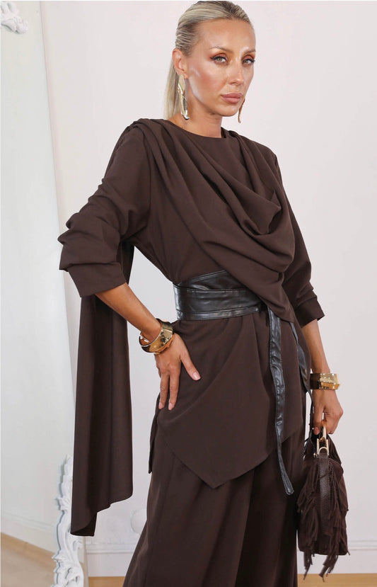 Elegant Turkish Linen Two-Piece Set – Premium Heavy Linen