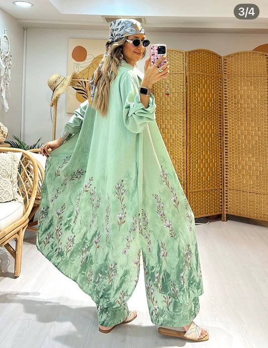 Mint Green Boho Summer Set