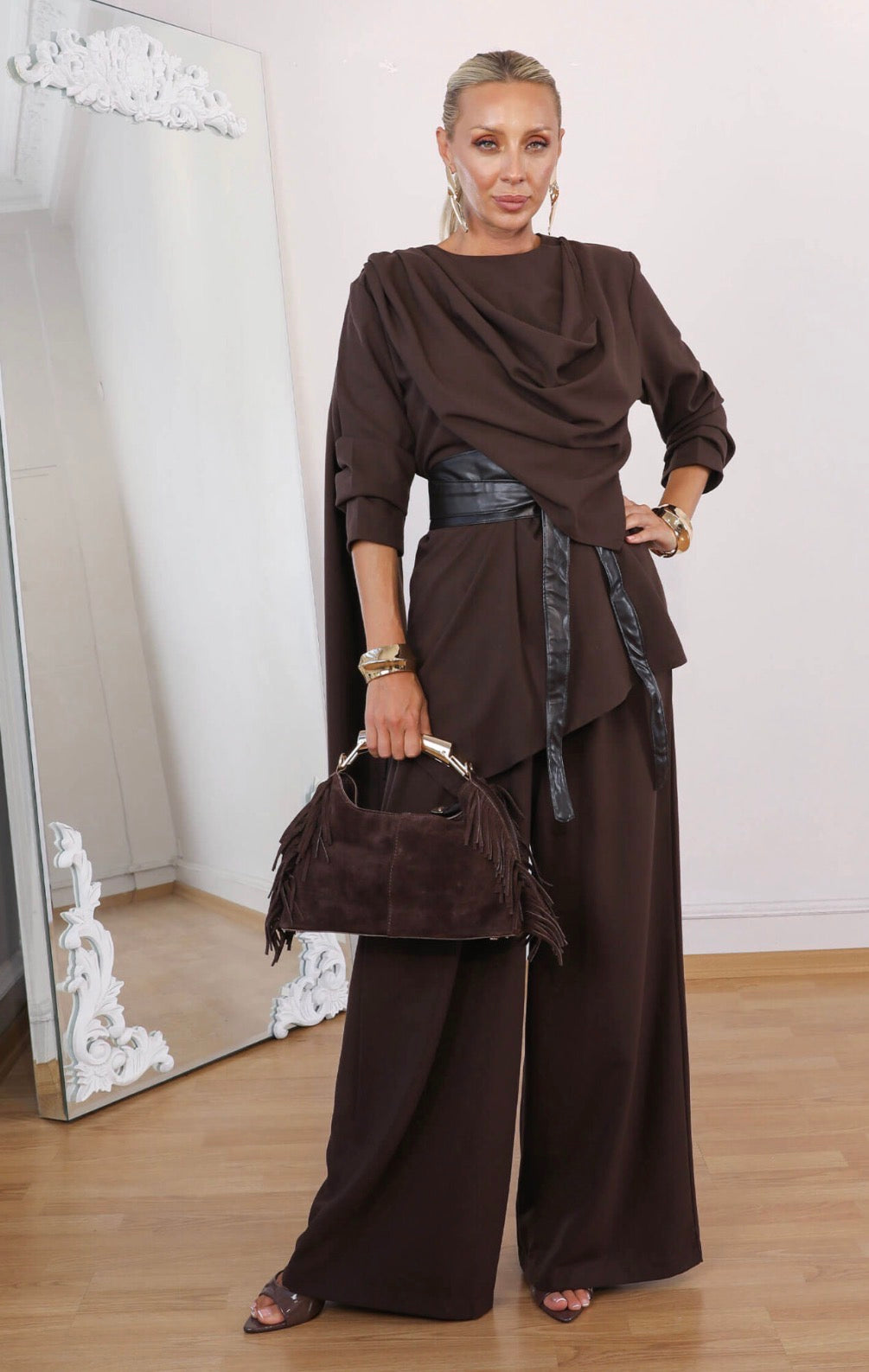 Elegant Turkish Linen Two-Piece Set – Premium Heavy Linen